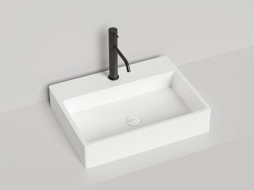 Раковина из искусственного камня S-Stone Salini OTTAVIA 1103201MF 60х40 накладная цвет мультиколор - фото 5